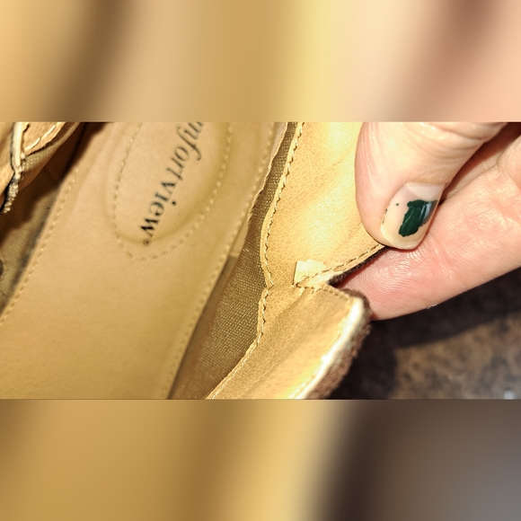 Ladies Comfort View Sienna 7WW Brown Faux Suede, Embroidered Ankle Boots - Picture 11 of 11